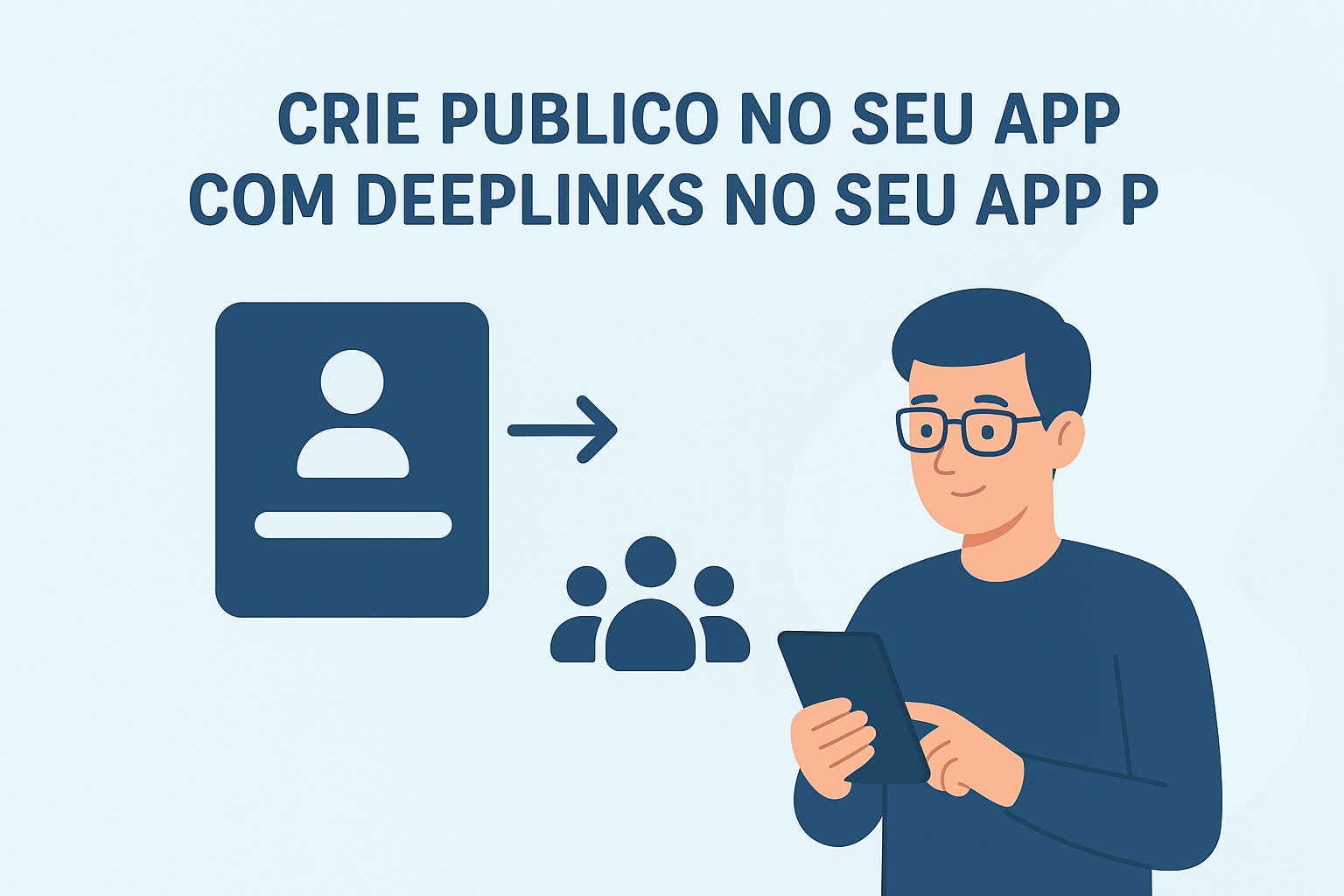 Crie público no seu app com Deeplinks